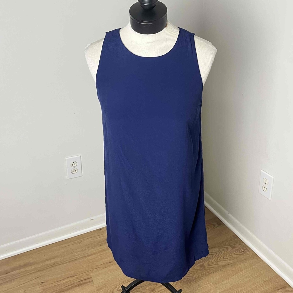 Lulus Sassy Sweetheart Navy Blue Shift‎ Dress Size Small